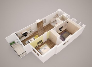Thiết kế căn hộ 73m2